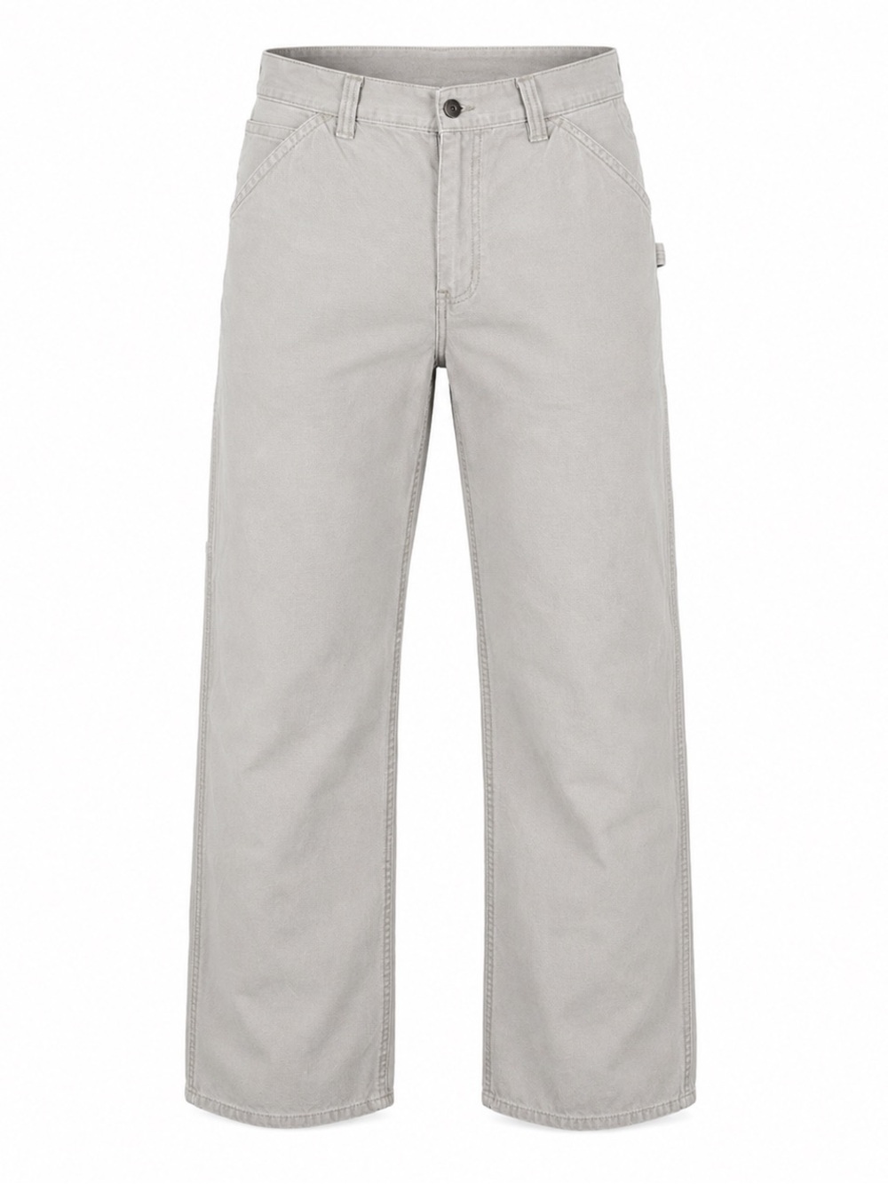 VINTAGE Old Navy Pants Grey/khaki Canvas Painter Carpenter utility Workwear pant